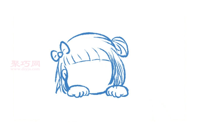 兒童畫可愛小女孩怎么畫 來看可愛小女孩簡筆畫畫法