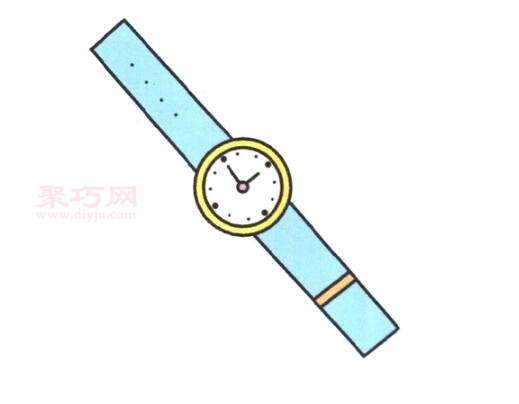手表簡筆畫如何畫 來看手表簡筆畫畫法